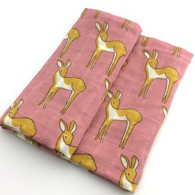 New Baby Blankets Newborn Soft Organic Cotton Bamboo Baby Bibs Muslin Swaddle Wrap Feeding Burpy Towel Scarf Big Diaper
