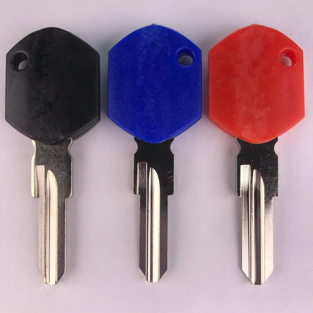 Brand new black/red motorcycle blank key uncut blade for KTM Duke 125 250 390 690 motorbike racer good quality