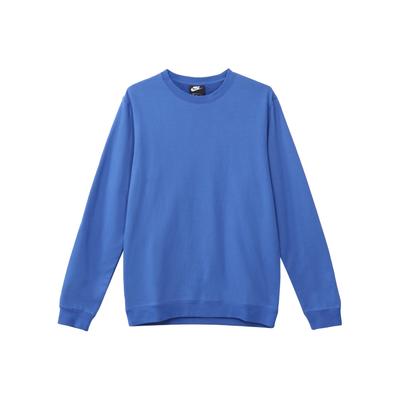 Sports Casual Pullover Hoodie Men Tops Blue BV6164-474