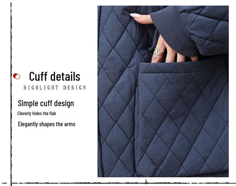 Women's Winter 2024 Hooded Cotton Coat - Loose, Plus Size, Casual Warm Jacket for Middle-aged & Elderly Moms