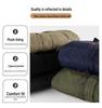 Men's Slim Fit Thickened Fleece-Lined Cotton Jacket for Middle-Aged & Elderly