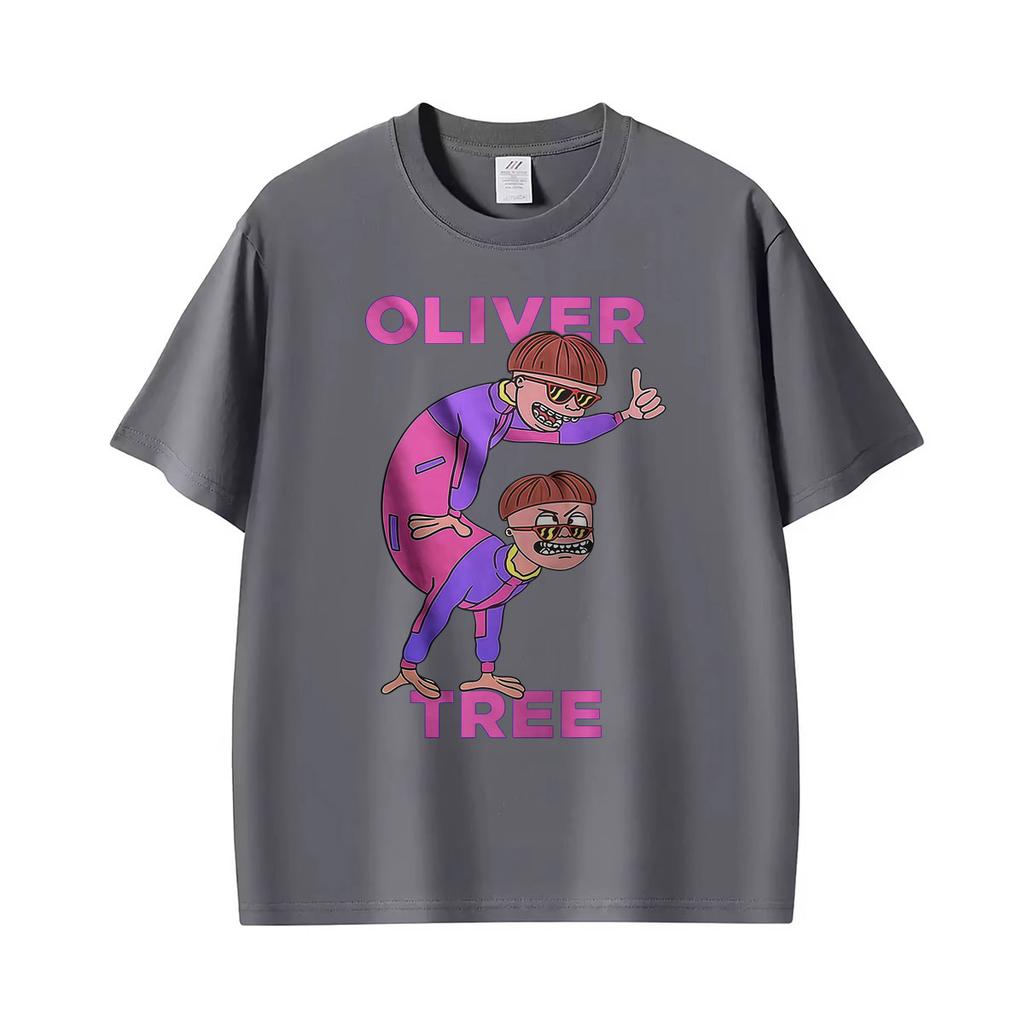 Divertenti Magliette Merch Oliver Tree Vintage Anni '90 Per Unisex Moda Unisex Hip Hop Streetwear T-shirt Cotone Casual Manica Corta T-shirt