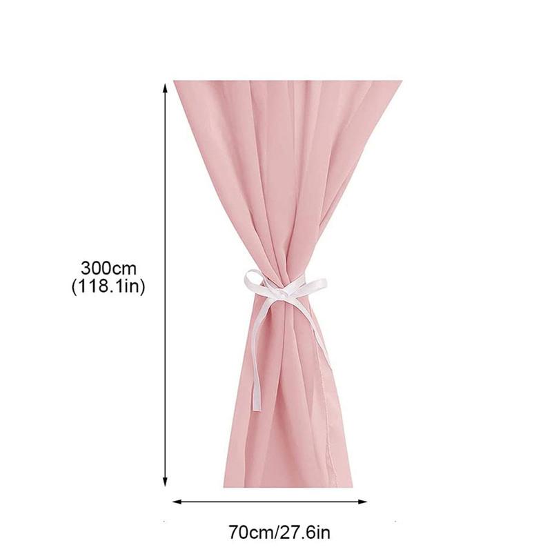 Chiffon Table Runner, Table Decorations Sheer Wedding Table Runner Rustic Romantic Wedding Arch for Bridal Shower Birthday Party 70x300cm