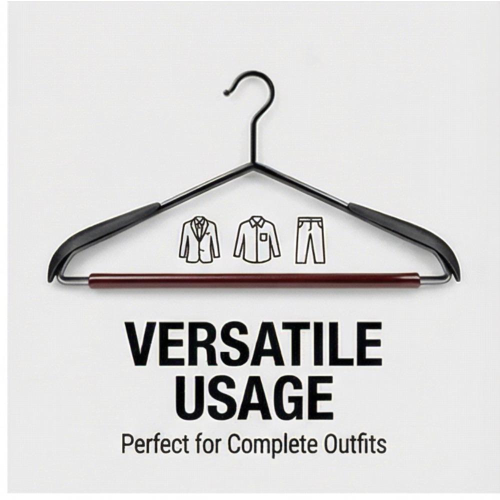 Premium Beech Wood Household Non-Slip, No-Marks Clothes Hanger