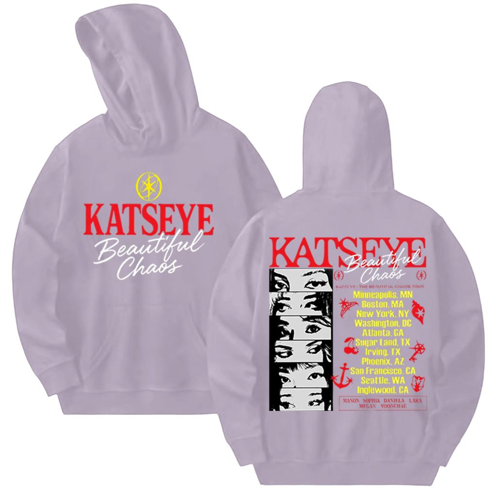 Women's Fashionable Casual Hooded Long Sleeved Printed Sweatshirt