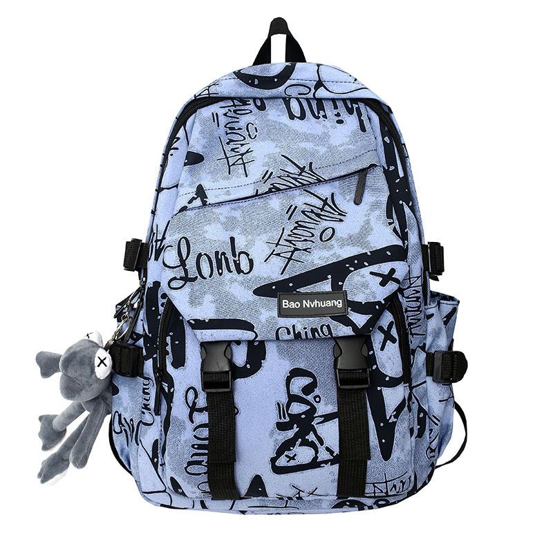 Zaino Unisex alla Moda ad Alta Capacità Per Studenti alla Moda per Uso Outdoor e Viaggio