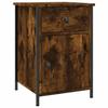VidaXL Bedside Table Smoked Oak 40x42x60 Cm Engineered Wood 825907