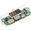 2Pcs 18650 Lithium Battery Charger 5V 2.4A Dual USB Circuit Board Digital LCD Display Module with Overcharge Overdischarge Short