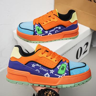 Fashion Original Brand Men's Fashion Sneakers Designer Hip Hop Skateboard Shoes Man Comfortable Leather Platform Casual Sneakers Men