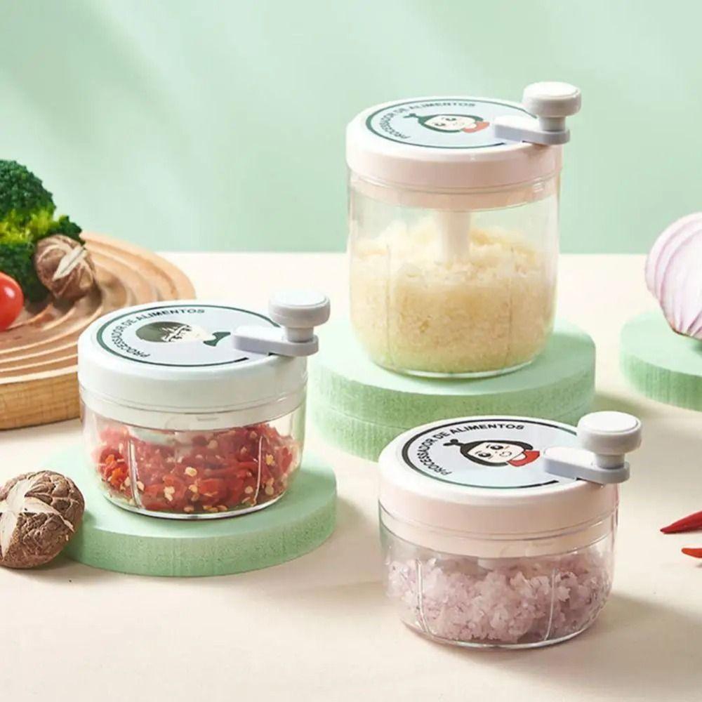 1Pcs Blender Mixer Pull Mincer For Vegetable Fruits Onions Pepper Garlic Crusher Manual Chopper