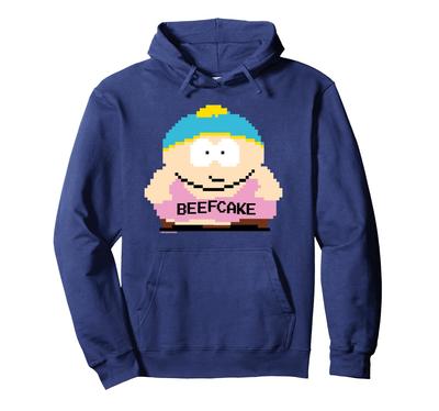 South Park Eric Cartman Pixelated Beefcake Hoodie