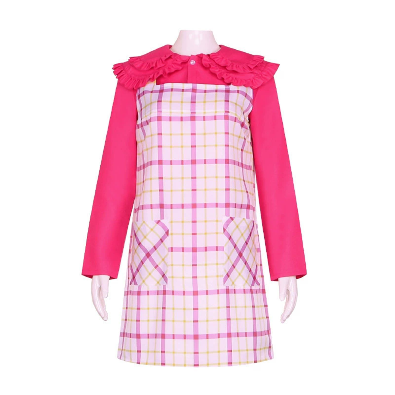 

Детские костюмы для косплея, костюмы для сценических представлений персонажей, детская одежда для выступлений, одежда для косплея, праздничные атрибуты 140 розовый