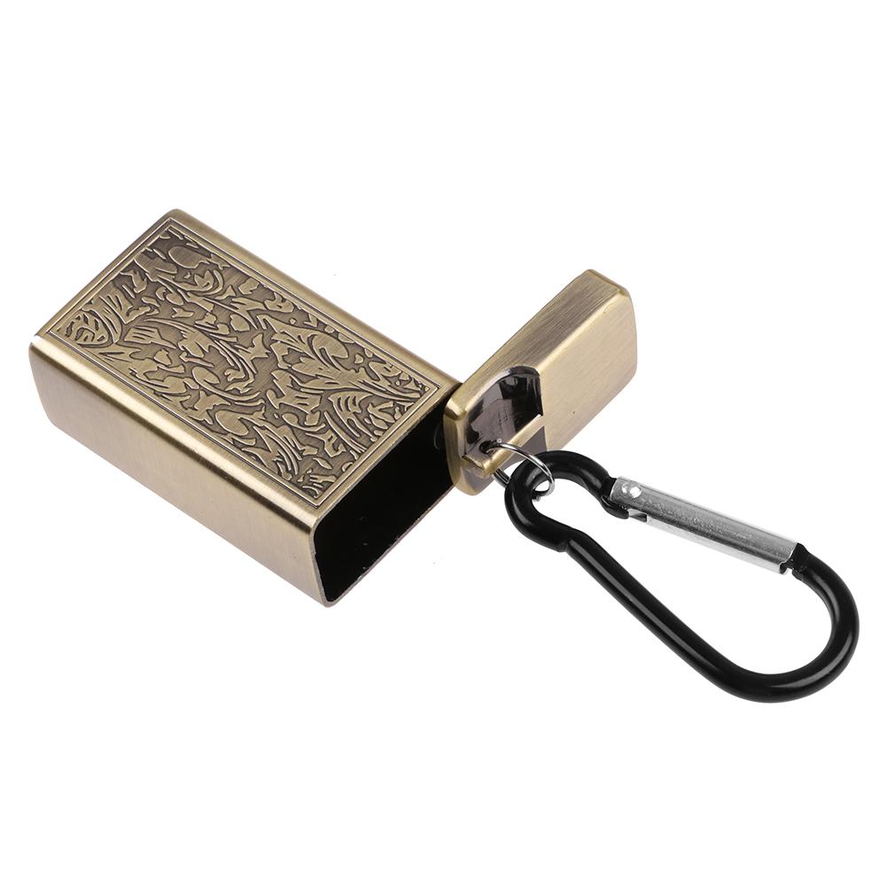 Keychain Ashtray with Lid Mini Portable Stainless Steel Car Outdoor Travelling Pocket Smoking Ash Tray Keychain Bulk Cigarette