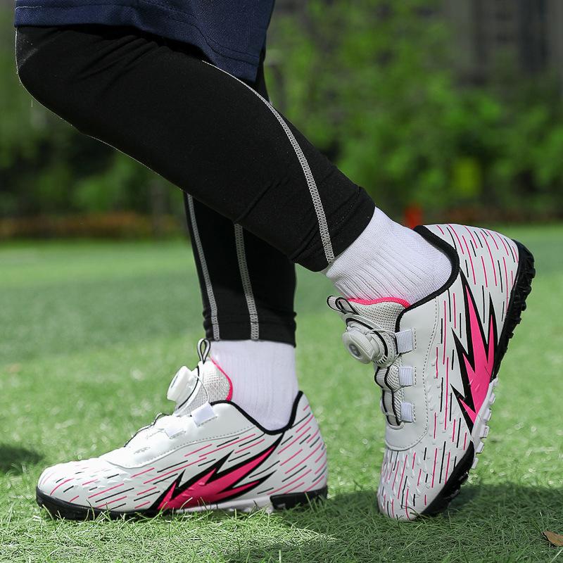 2025 Training New Student Football Shoes Children's Broken Buttons Spring and Autumn Boys Nail Children's Men's and Women's Rotating Price