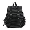 Korean Retro Stripe Backpack: Versatile, Large Capacity for Students