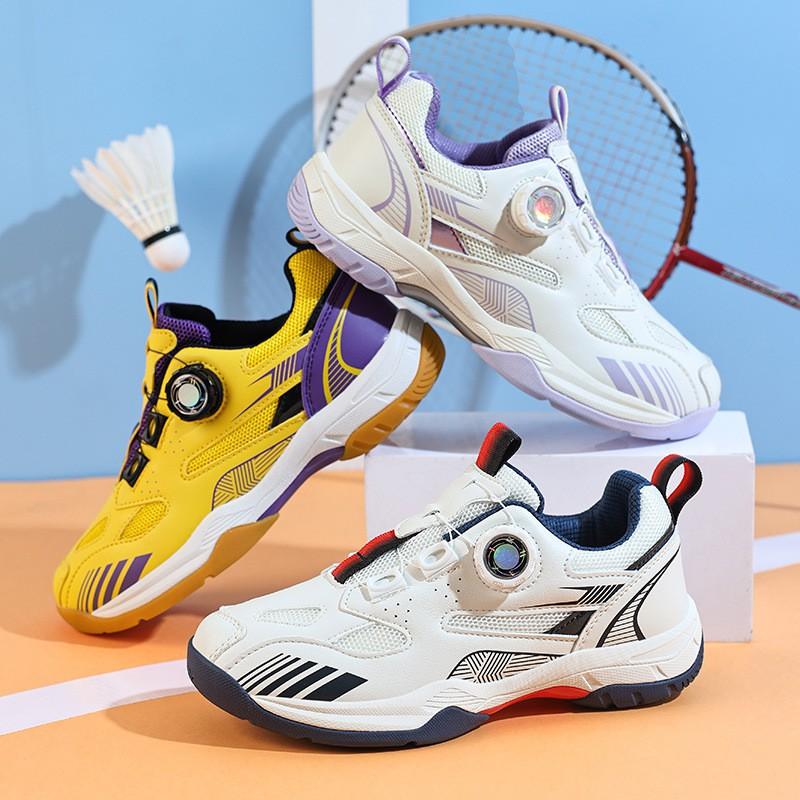Unisex Low-Cut Badminton Shoes Kids Adults Indoor Outdoor Tennis Pickleball Training Non-Slip Rubber Sole