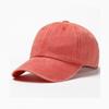 Baseball Cap Washed Cotton Men Women Snapback Hat Vintage Hip Hop Caps Solid Color Dad Hat Bone Casquette Outdoor Casual Sport