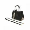 Daks Black Check Leather Tote Bag Dcba2e122bk