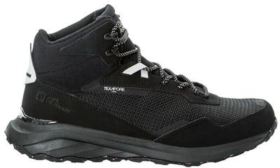Hiking Shoes Jack Wolfskin Dromoventure Texapore Mid (4059661-6350) Black/white Phantom