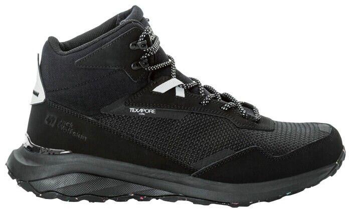 

Обувь для треккинга Jack Wolfskin Dromoventure Texapore Mid (4059661-6350) black/white phantom 39 ½