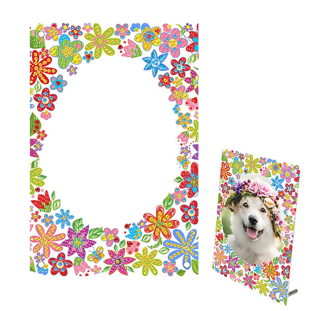 Special Shape Flower Table Top Diamond Painting Frame Kits Desktop Diamond Photo Frame Kits Diamond Painting Picture Frame