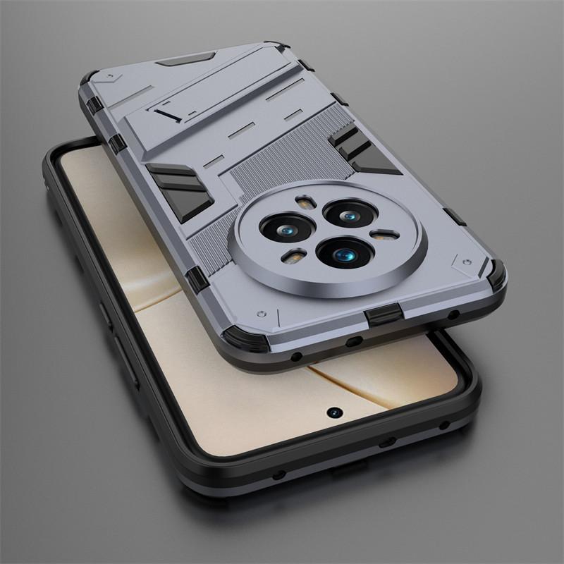 For Realme 14 Pro Case Realme 14 Pro 5G Cover Shockproof TPU Armor PC Silicone Stand Holder Protective Back Cover Realme 14 Pro