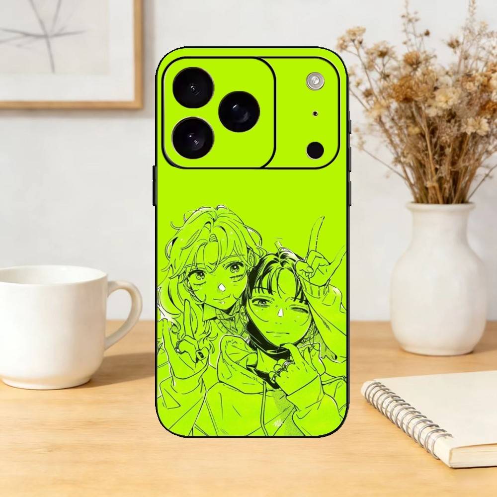Aya Osawa Mitsuki Koga MitsuAya Phone Case Silicone black Soft For IPhone 17,16,15,14,13,12,11,SE,Plus Pro Max