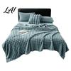 High Density Flannel Throw Soft Plush Blanket 3D Bubble Rabbit Fur Texture Thickened Thermal Comfortable Couch Throw Double-Sided Milk Velvet