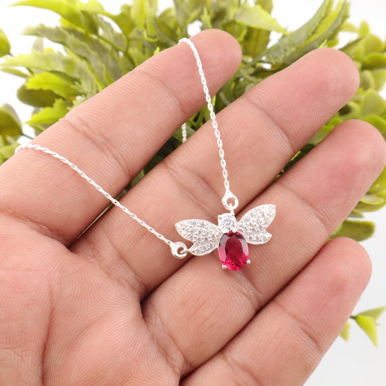 

Женский Подарок Розовый Рубеллит Драгоценный Камень 925 Стерлинговое Серебро Ювелирные Изделия Циркон Подвеска CZP-12-2