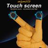 Yellow Classic Goat Leather Motorcycle Gloves With Hole Summer Cycling Bicycle Riding Gloves For Motorcyclist Protective Gloves