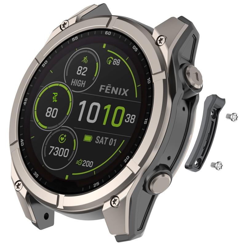 Fenix 8 Tactix 8 Watch Anti-collision Edge Strip Silicone Protection Band Lightweight Flexible for Fitness Daily Sports