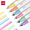 Deli S744 Soft-Tip Highlighter Set