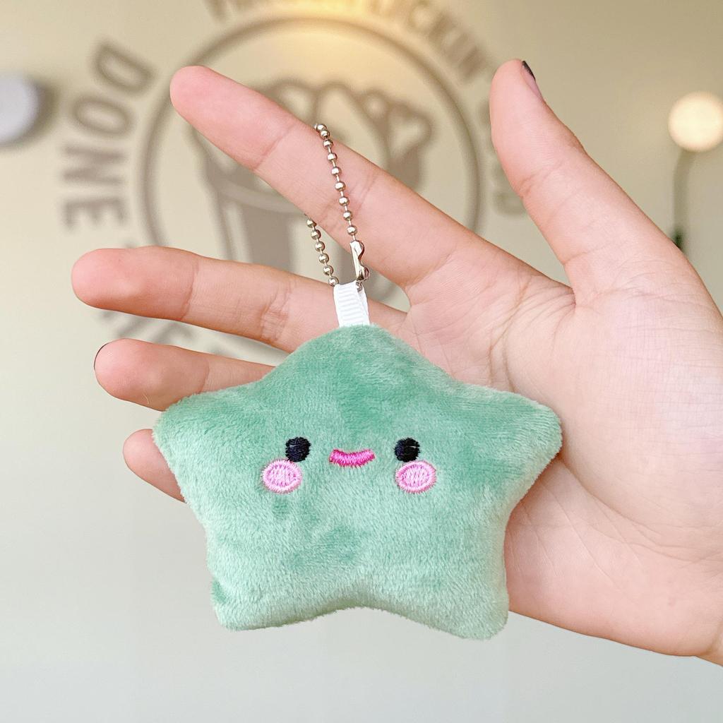 Urocza pluszowa zawieszka w kształcie gwiazdki: Dziewczęcy Plecak Brelok Akcesorium