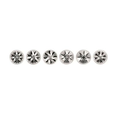 IBILI 252100 Set of 6 Spherical Tips, STAINLESS STEEL, Silver, 6 X 3 X 3 Cm