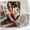 JEWELRYWE Ring Watch Analog White Free Size Women