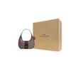 Coach Carmen 29 Signature Jacquard Zip Closure Smooth Leather Tote Shoulder Bag Large Women bags Silver Maple CV001-SVS8S