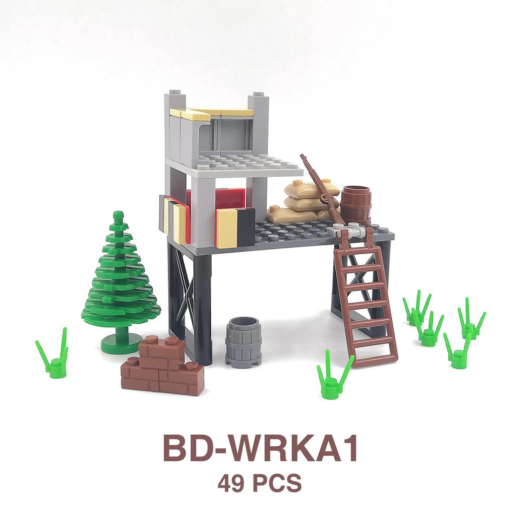 DIY WK2 Infanterie Sanitäter Soldat Motorrad Sowjetische US-Armee Militär Waffe Waffen Baustein Ziegel Kinder Kind Geschenke Spielzeug