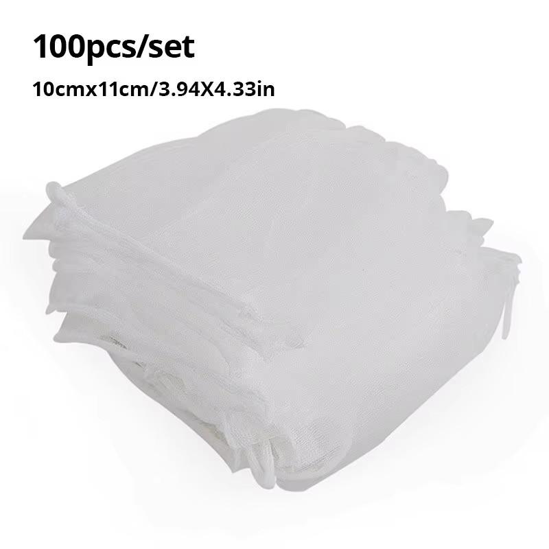 100pcs Sink Garbage Filter Sewer Kitchen Floor Drain Filter Sink Anti-Blocking Disposable Cleaning