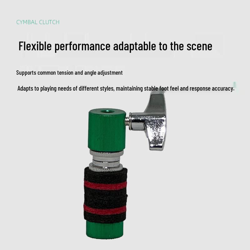 Hi-Hat Clutch and Cymbal Stand for Jazz Drums with Fine Craftsmanship