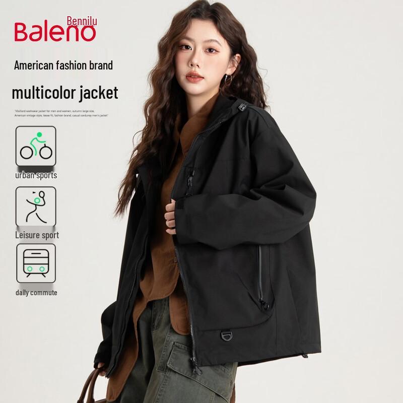 Baleno Women s Color-block Zip-Up Outdoor Jacket M