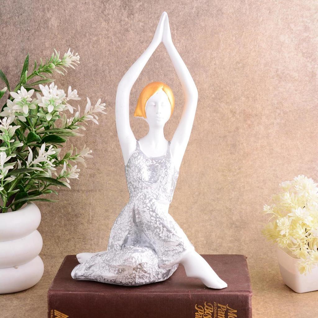 Yoga Lady Home & Office Decor Fantasy Showpiece
