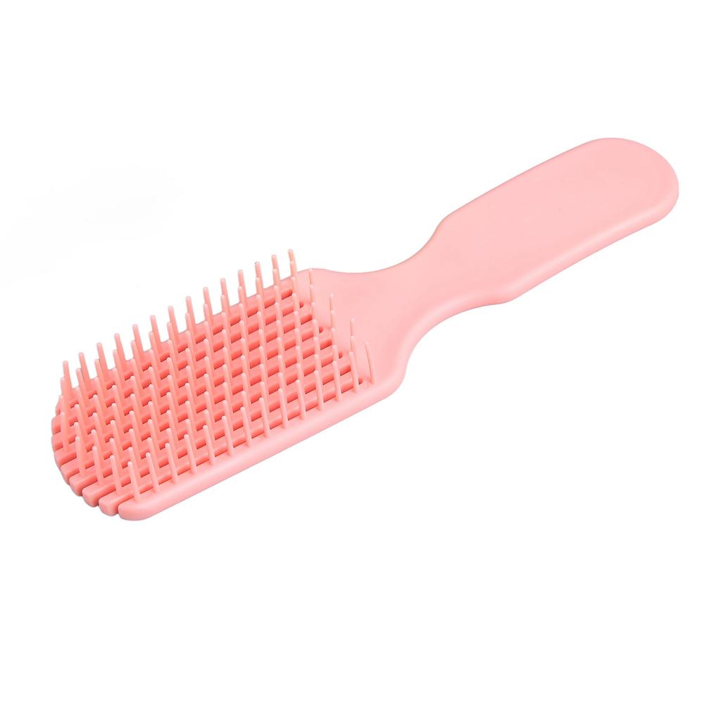3pcs Detangling Hair Brush Professional Portable Scalp Massage 9 Row Brush Styling Tool for Women Pink