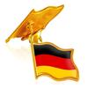 100 Pieces Germany Flag Anstecker With Bright Colors Backpacks Decoration Pin Suitable For Sports Event And Daily Use