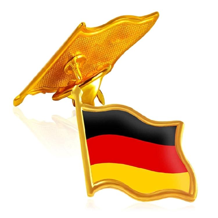 100 Pieces Germany Flag Anstecker With Bright Colors Backpacks Decoration Pin Suitable For Sports Event And Daily Use