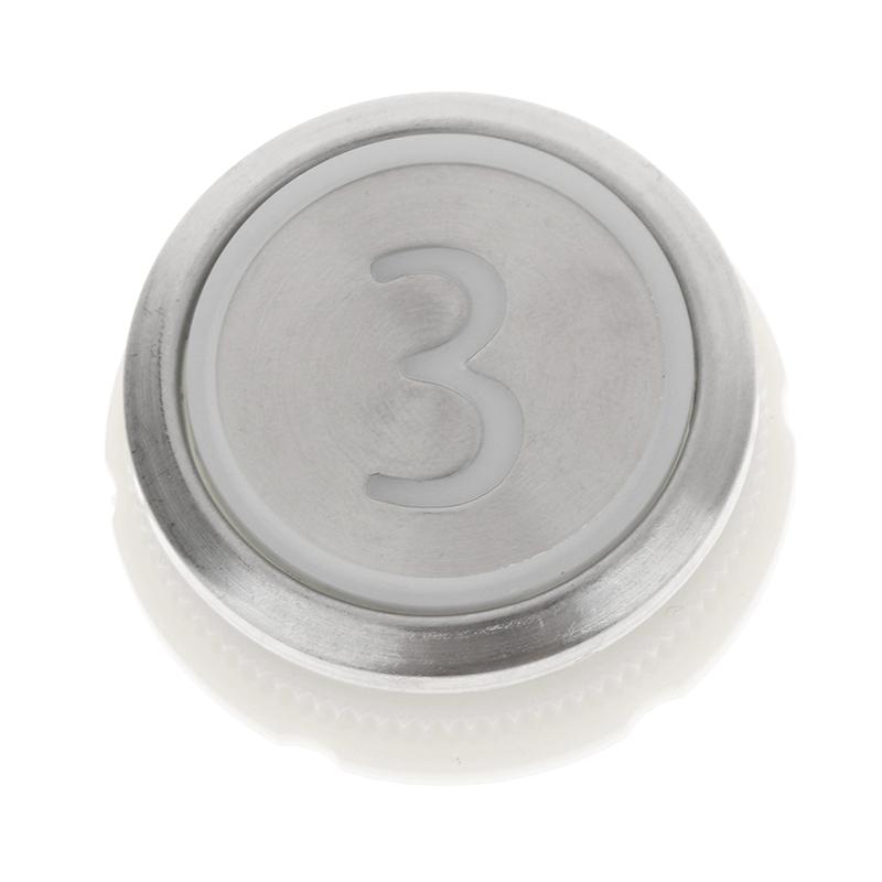 1 PCS Elevator Buttons For Round Stainless Steel Elevator Buttons / Digital 1-6 Buttons / Up Buttons / On/Off Buttons