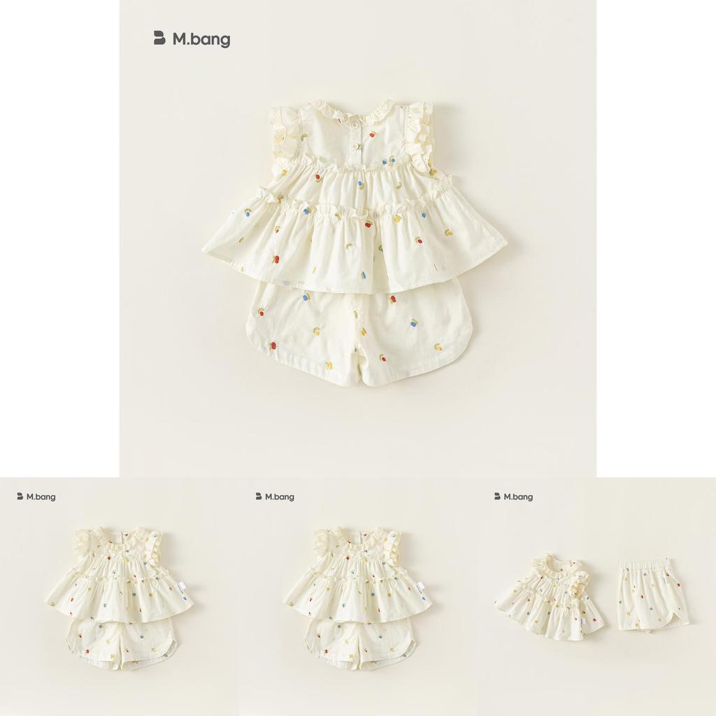 Girl Summer Dress Set With Cotton Fabric And Lace Detail For Toddler Girls 3 To 8 Years