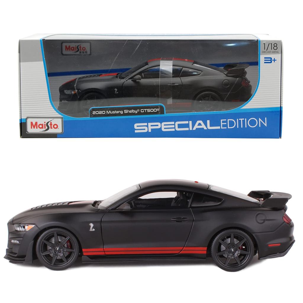 Maisto 2020 Ford Mustang Shelby GT500 Maisto 2020 Ford Mustang Shelby GT500 Rennsportwagen Druckgussauto Druckgussmodell Miniauto 1/18 1/18
