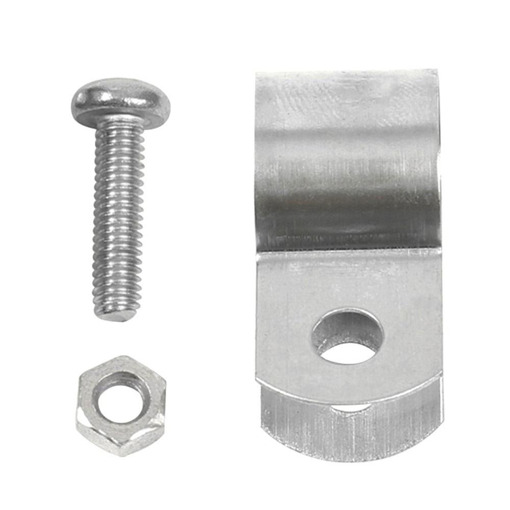 1Pcs Fastening Hardware Grounding Clip with Screws Nuts Pipe Buckle New Hose Clamp