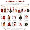 Multicolor Christmas Hanging Garland Leaves Nut Squirrel Wall Decoration  Fall Winter Season