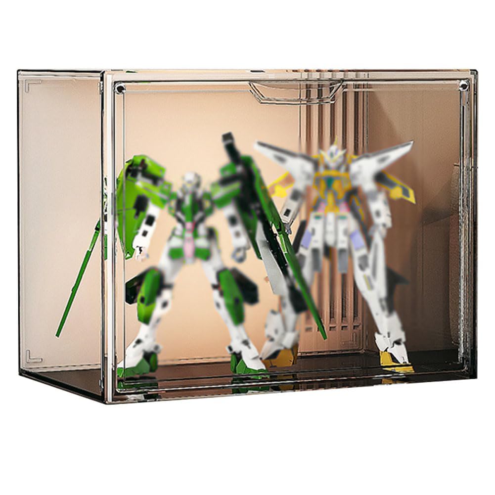 

PFLife Figure Case Collection Case Display Rack Figure Case Shelf Figure Case Stacking Stuffed Toy Display Case Plastic Model Case Large Capacity